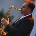 Jochen Engel - Tenor saxophone, Coverband Celebration am 26.06.2013 in Eschborn