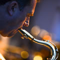 Jochen Engel - Tenor saxophone, Coverband Celebration am 26.06.2013 in Eschborn