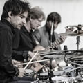 Celebration Rhythm Section, David Anlauff, Ralf Cetto und Daniel Stelter, Coverband Celebration am 26.06.2013 in Eschborn